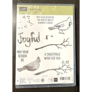 Stampin Up! Joyful Season Clear Christmas Stamp Set 139770